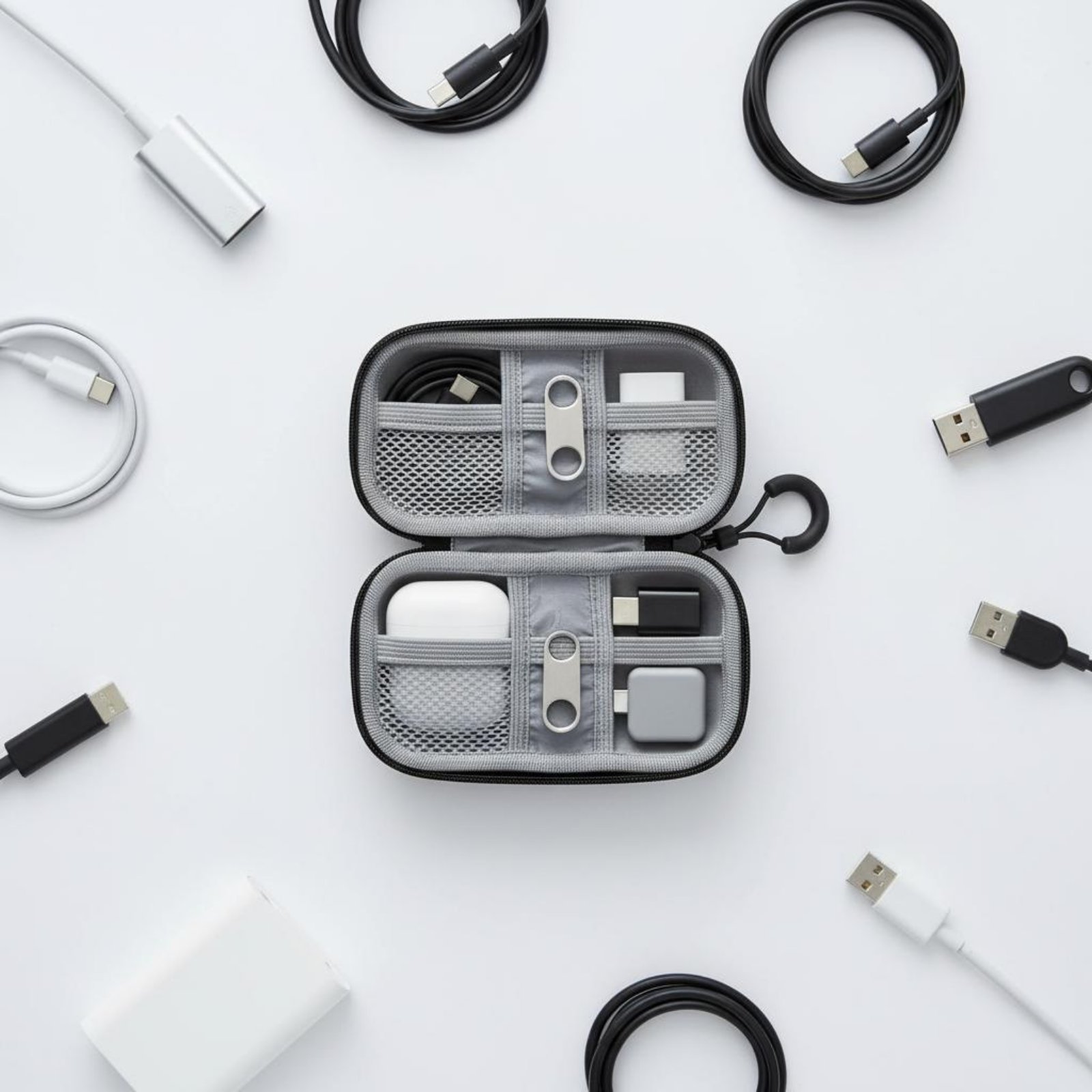 Electronics And Gadgets G - Kablo Düzenleyici Çantası Çok Bölmeli Evrensel