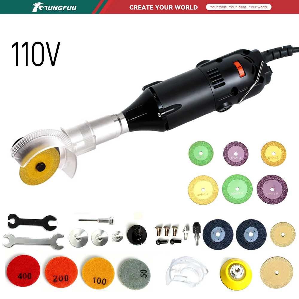 Electro Gadgets - TUNGFULL 110V Mini Açı Öğütücü Elektrikli