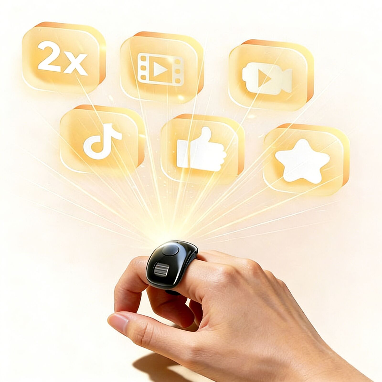 Electronics And Gadgets G - Mini Parmak Ucu Bluetooth Halka Mouse