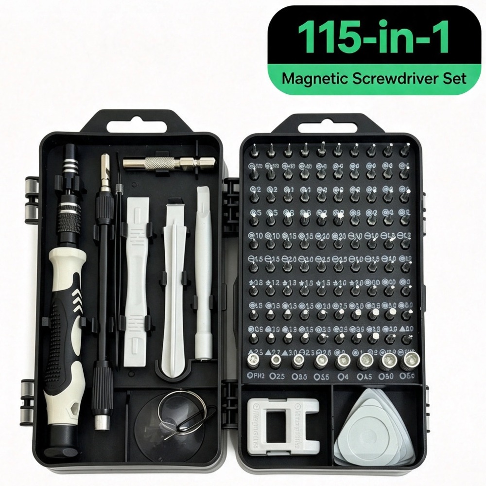 Electronics Repair Gadgets - 115'i 1 Arada Hassas Tornavida Seti,