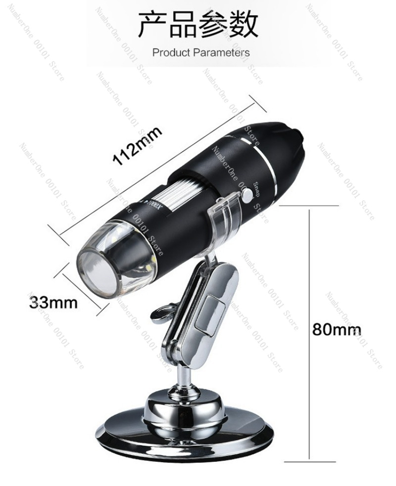 1600X dijital mikroskop yüksek - Usb Microscope Digital incelemesi ve fiyatı