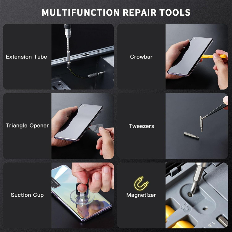 145'i 1 Arada Hassas Tornavida - Electronics Repair Gadgets incelemesi ve fiyatı